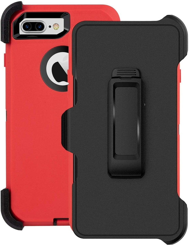 Waterproof Iphone 8 Plus Case Heavy Duty Belt Clip Stand Holster Cover For Apple