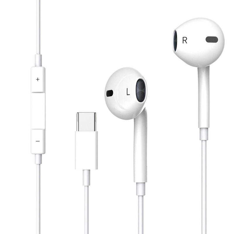 Wired Usb Type C Digital Headphones Earphones For Apple Iphone 15 Pro Max