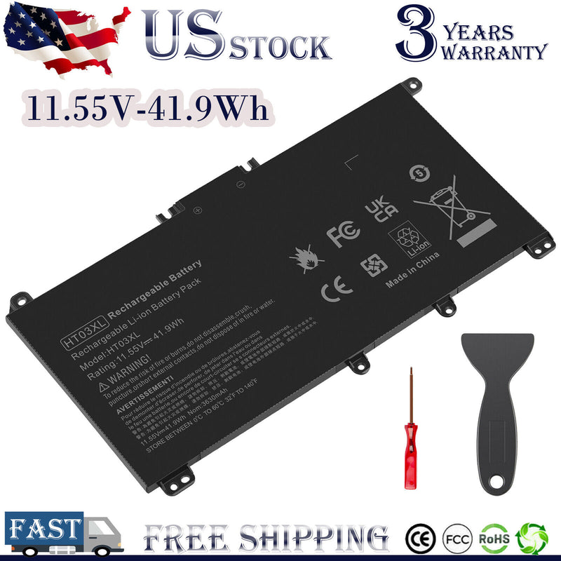 Ht03Xl Laptop Battery For Hp Pavilion 14-Ce 14-Cf 14-Ck 14-Cm 14-Df 14-Dh 41.9Wh