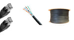 75'Ft Cat-6 23Awg Outdoor Waterproof Direct Burial Shielded Cable Uv Ethernet