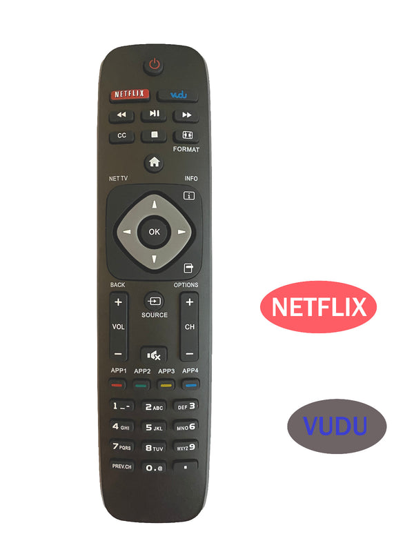 Philips Tv Replaced Remote For 75Pfl5604/F7, 32Pfl5405, 32Pfl5505, 65Pfl5766