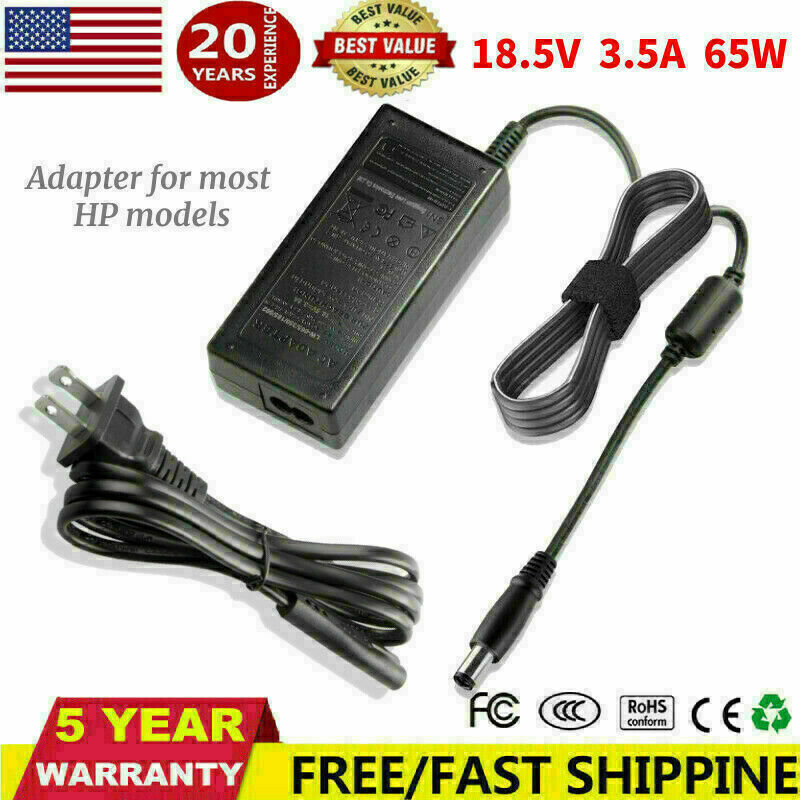 For Hp Pavilion G6 G56 G62 Dv6 Dv7 Envy 15 Laptop Charger Ac Adapter Power 18.5V