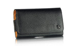 Luxmo Horizontal Belt Clip Pouch Leather Holster Case For Large Cell Phones