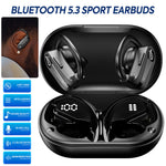 Mpow Bluetooth Headset TWS Wireless Earphones Earbuds Stereo Headphones Ear Hook