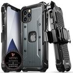 Vena [vArmor] Shockproof Heavy Duty Holster Belt Clip Case for iPhone 12/12 Pro