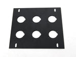 Recessed Audio Stage Floor Box With 6 D Holes Punched Plate