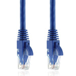 Cat6/6A Ethernet Gigabit Lan Network 550Mbps Rj45 Patch Cable, 50 Feet, Blue