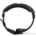 Throat Mic Headset/Earpiece For Midland 2 Two Way Radio Walkie Talkie Finger Ptt