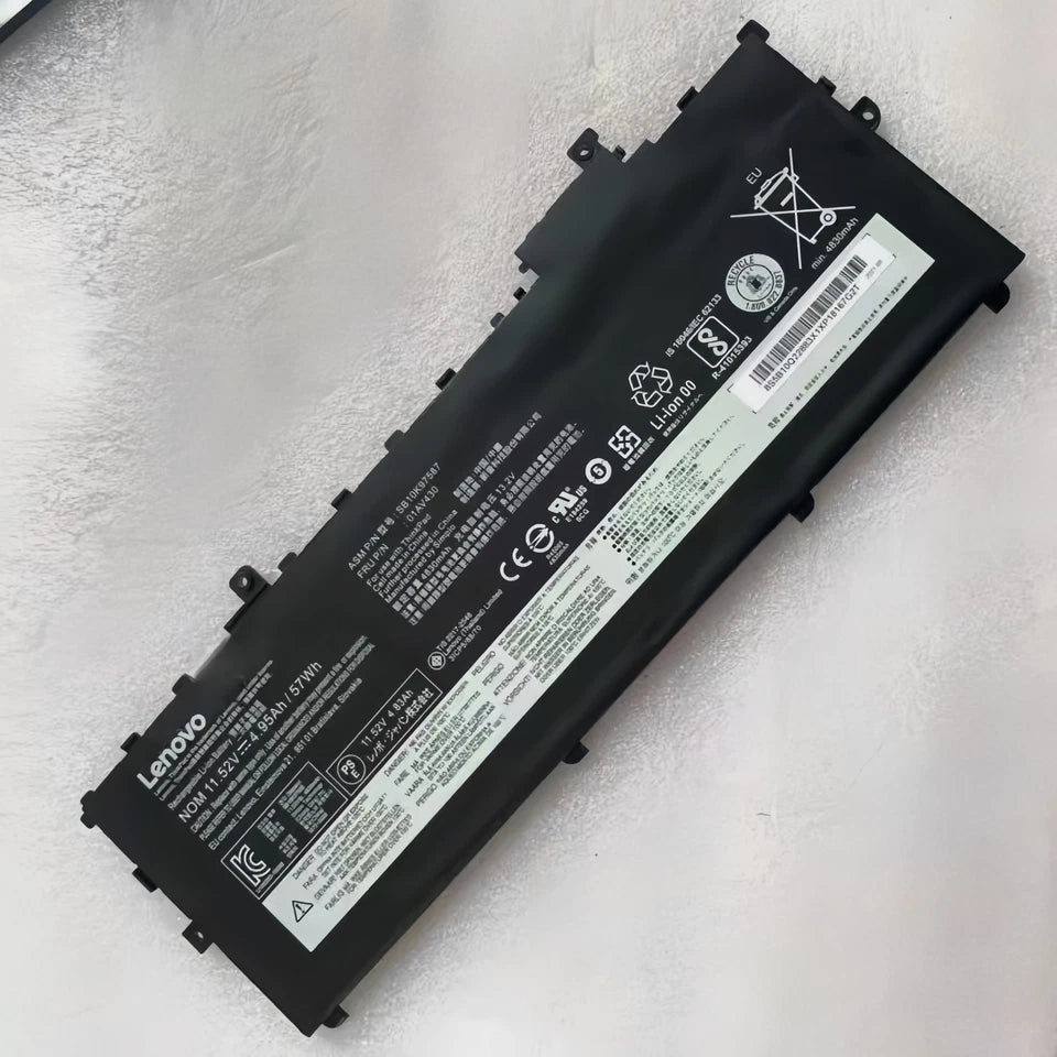 Original Lenovo Thinkpad 11.52V 57Wh 4830mAh 01AV430 Battery