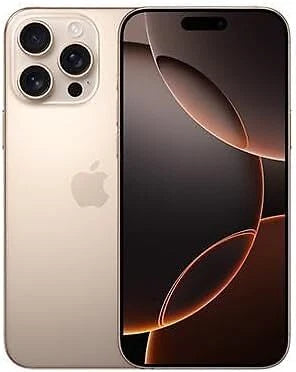 Apple iPhone 16 Pro 128GB Desert Titanium 5G Unlocked Smartphone