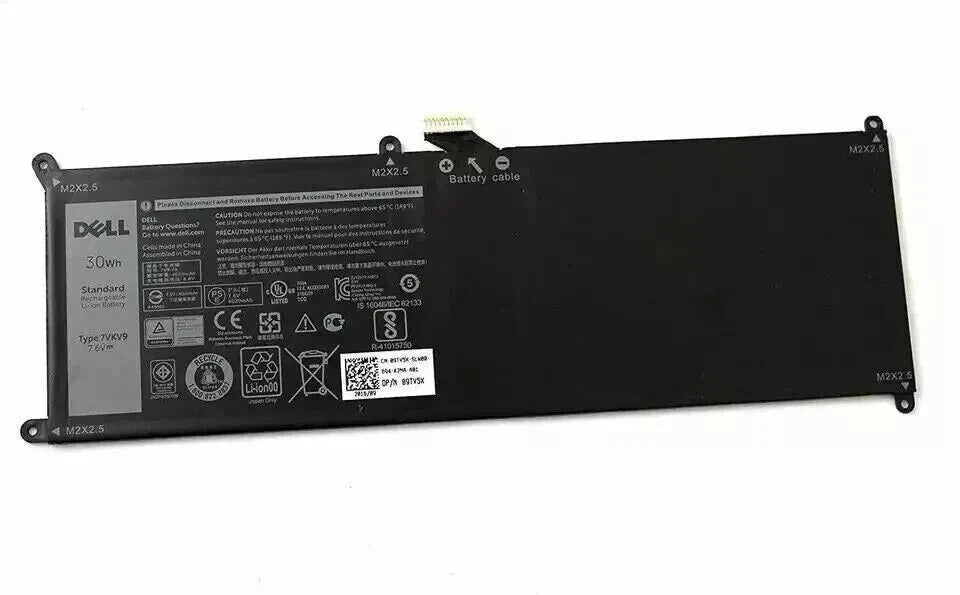 Dell 7VKV9 30Wh Laptop Battery Genuine Replacement Battery