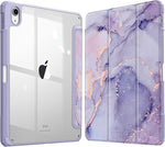 Hybrid Slim Case for iPad 11" (2025) & 10.9" (2022) - Shockproof, Clear Back, Pencil Holder