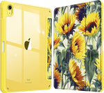 Hybrid Slim Case for iPad 11" (2025) & 10.9" (2022) - Shockproof, Clear Back, Pencil Holder