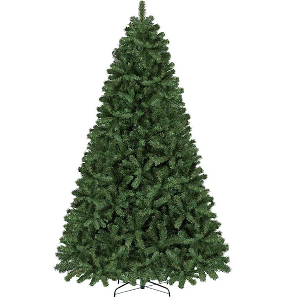 9 ft. Green Unlit Full Artificial Christmas Tree with 2132 PVC Tips and Solid Metal Stand