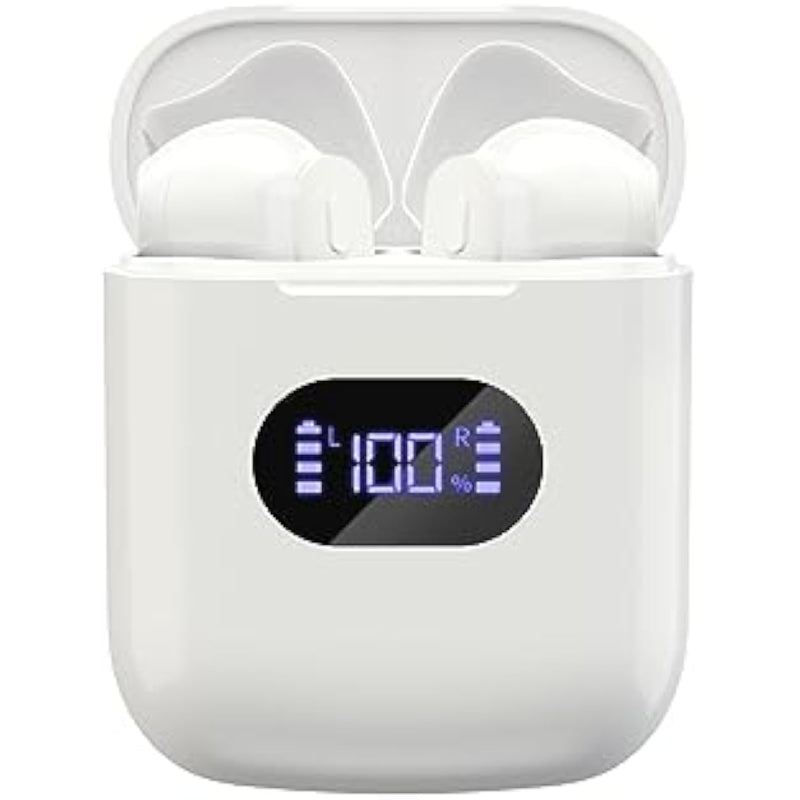 Bluetooth 5.3 Earbuds with LED Power Display Charging Case