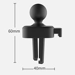 Universal Car Air Vent Clip Upgrade 17Mm Ball Head For Car Phone Holder Gravity Support Stand Mount Car Charger Bracket