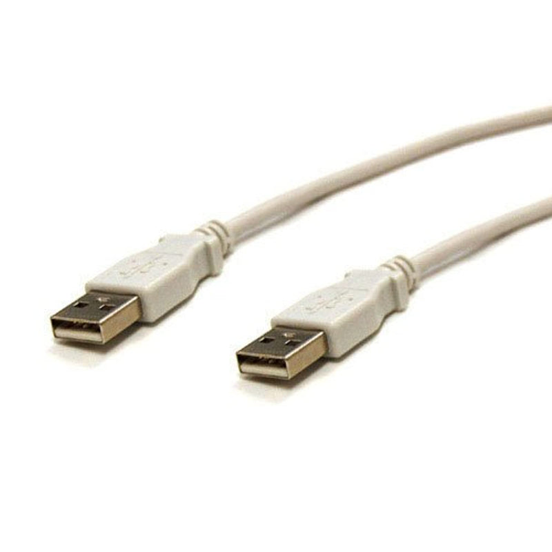 New Usb 2 0 Cable Type A Male To Type A Male 6 Feet White