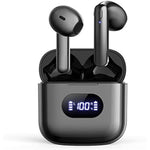 Bluetooth 5.3 Earbuds with LED Power Display Charging Case