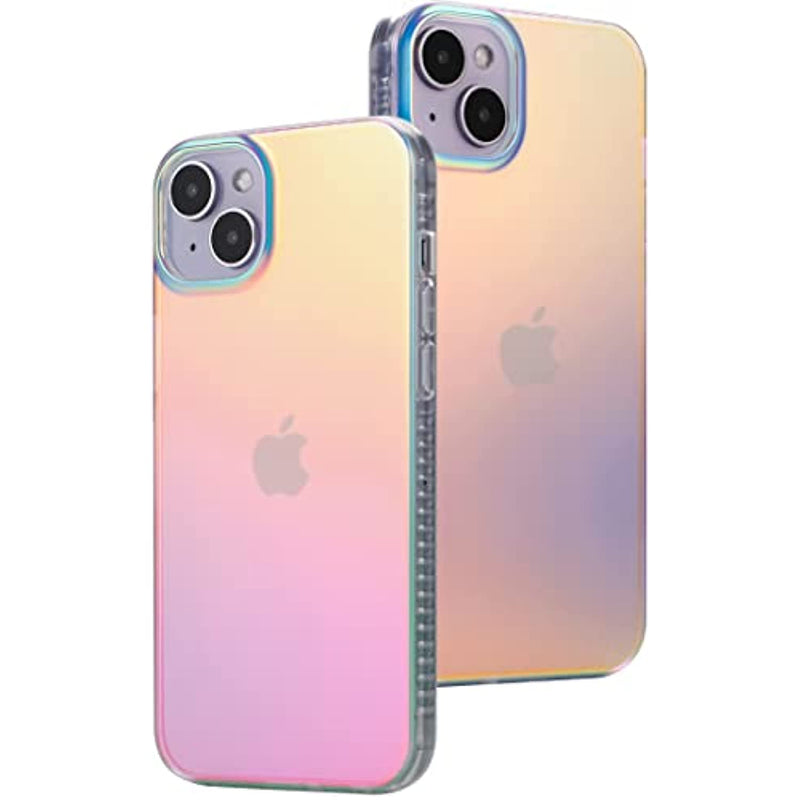 Fluorescent Iridescent Translucent Matte Case For Iphone 14