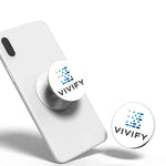 Vivify Phone Socket Mount Stand Grips Black