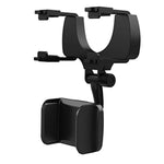 Jorcedi Universal 360 Auto Car Rear View Mirror Mount Stand Holder Cradle For Cell Phone Gps Iphone Samsung Htc Gps Smartphone Etc