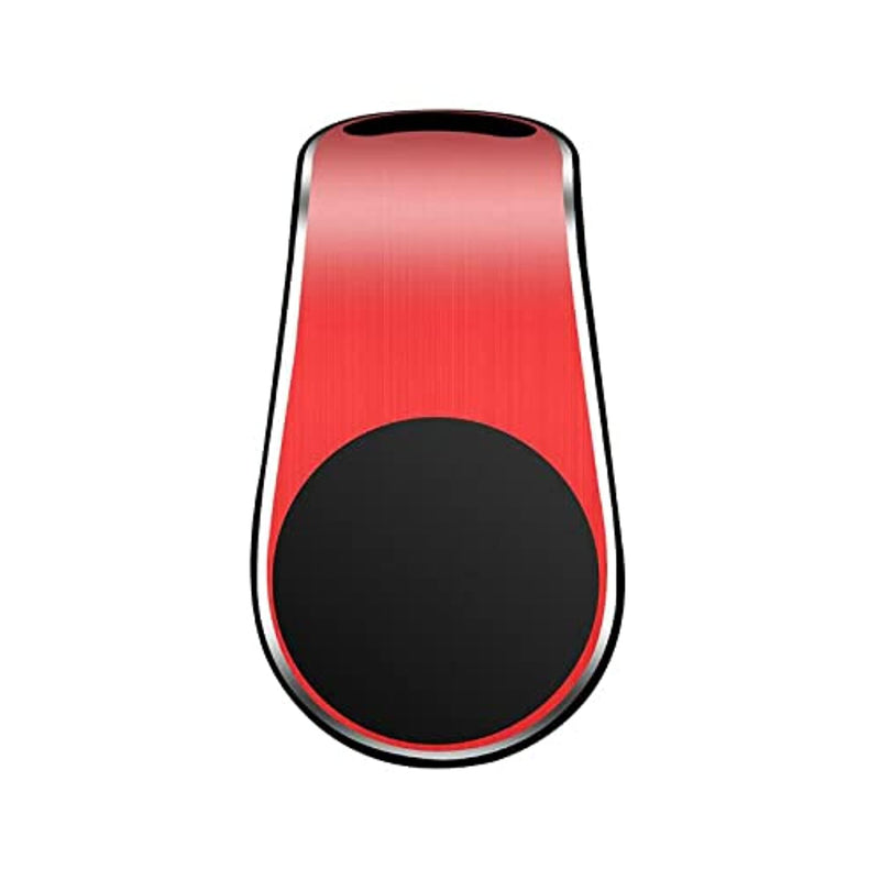 Black Metal Magnetic Car Phone Holder Universal Magnet Air Vent Mount In Car Mobile Phone Holder Stand Red
