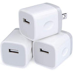 Wall Charger Cube 1A 5V Single Port Usb Wall Plug Charging Block Box Adapter