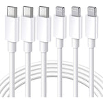 Usb C To Lightning Cable 3Pack Iphone Fast Charger Cable