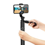 Design Pie Selfie Stick Tripod Multifunctional Mobile Phone Holder With Wireless Remote Control 360 Rotation Compatible Bluetooth Iphone And Android System