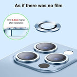 2 Pack Otao Camera Lens Protector Compatible With Iphone 13 Pro Max 6 7 Inch Iphone 13 Pro 6 1 Inch Aluminum Alloy Edge Tempered Glass Installation Tray Hd Clear Camera Protector