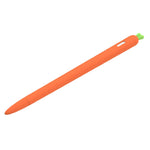 New Compatible For Apple Pencil Sleeve 2Nd Generation Holder Carrot Shaped Stylus Sleeve Cover Silicone Screen Touch Pen Grip Holder Compatible With Apple