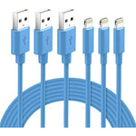 Iphone Charger 3Pack 6Ft Lighting To Usb A Charging Cord