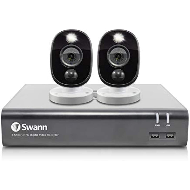 4 Channel Indoor Or Outdoor Wired Surveillance Cctv 2 Camera