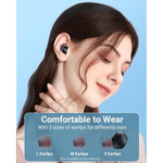 Headphones 5.3 IPX7 Waterproof Bluetooth Headsets Light-Weight