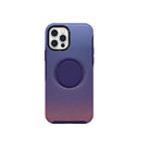 Otterbox 77 65439 For Apple Iphone 12 Iphone 12 Pro Slim Protective Case With Integrated Popsockets Popgrip Otter Pop Symmetry Series Violet