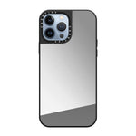 Casetify Mirror Case Magsafe Compatible For Iphone 13 Pro Max Silver On Black