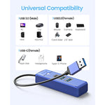 Usb C Hub 3 Ports Usb 3 1 Type C To Usb 3 0 Hub Adapter With 2 Usb A 1 Type C For Laptop Mobile Phone Tablet