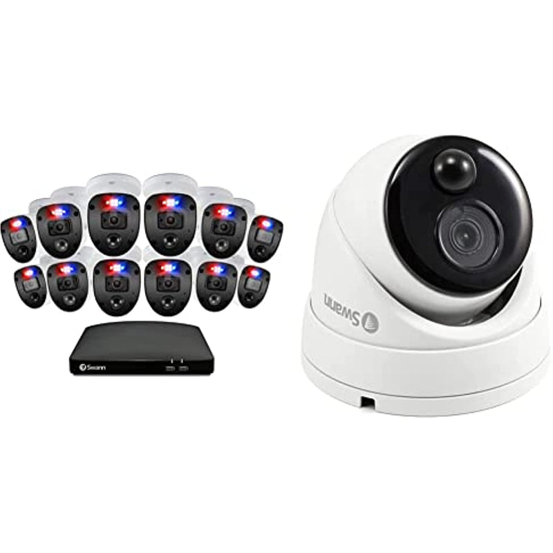 16 Channel 12 Camera 1080P Video Indoor Or Outdoor Wired Surveillance Cctv