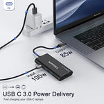 7 In 1 Usb C Dongle With 100W Power Delivery Compatible For Macbook Ipad Hp Dell Xps And More Type C Device
