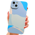 Compatible With Iphone 14 Case Cute Painted Art Heart Pattern Full Camera Lens Protective Slim Soft Shockproof Phone Case