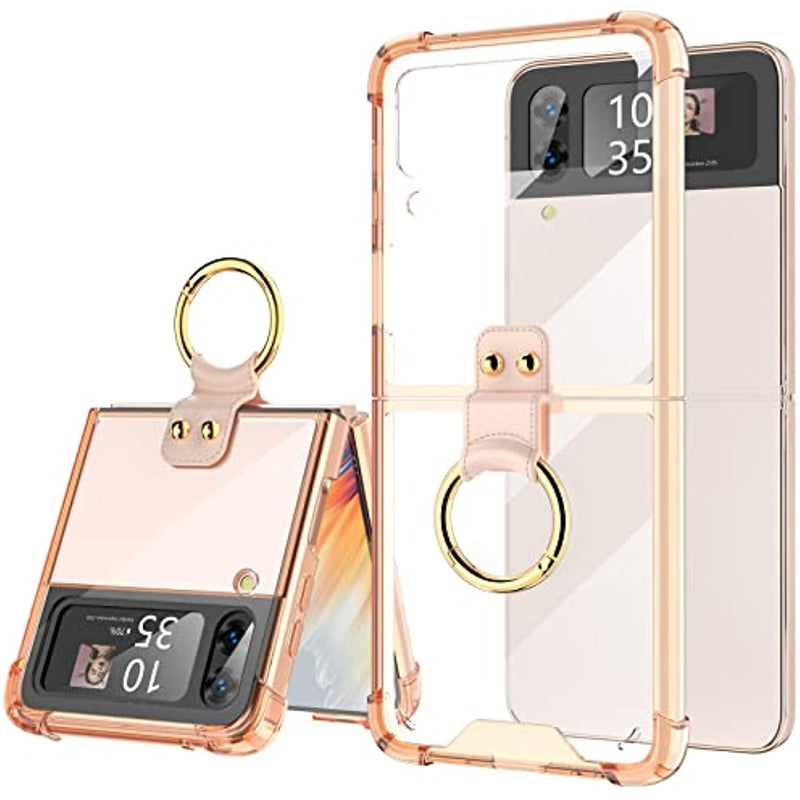 Samsung Galaxy Z Flip 4 Case Clear With Ring