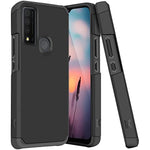 Tcl 30 Xe 5G Case Inch Dual Layer Hybrid Shockproof Drop Protection