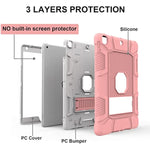 Hybrid Shockproof Drop Protection Cover With Kickstand For Ipad 9Th Generation Case Ipad 8Th Generation Case Ipad 7Th Generation Case