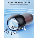 Headphones 5.3 IPX7 Waterproof Bluetooth Headsets Light-Weight