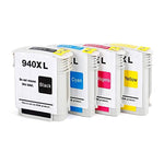 4 Pack Hp940 Hp940Xl Ink Cartridge Compatible For Officejet Pro 8000 8500 8500A Series Printers1Bk 1C 1M 1Y