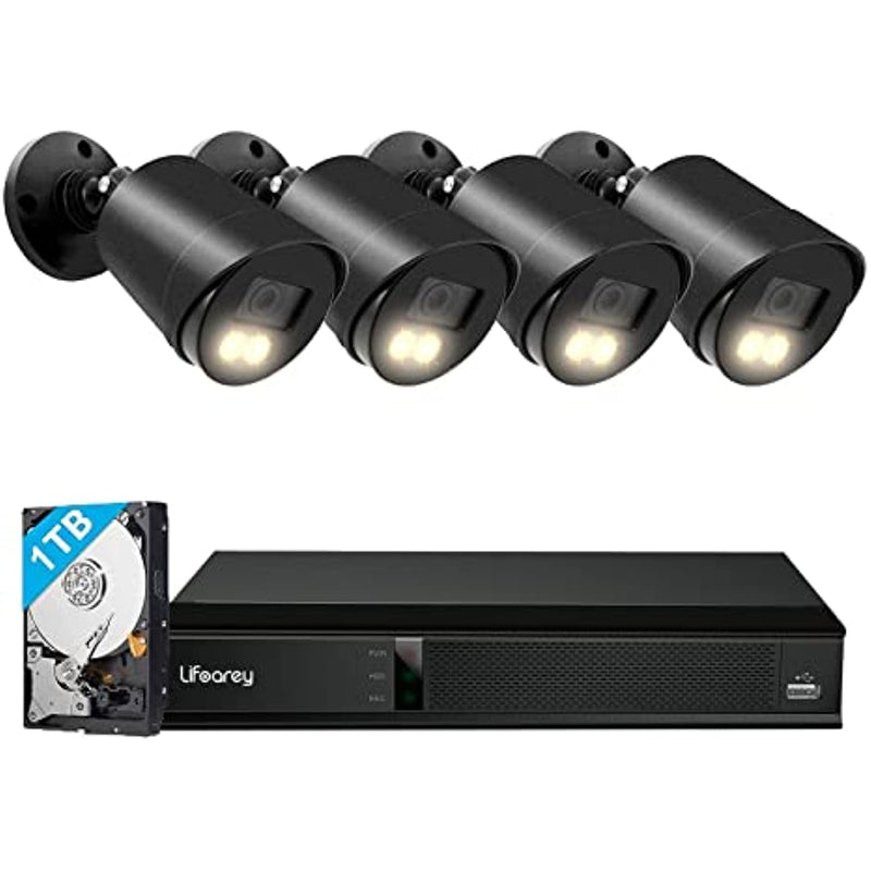 1080P Waterproof Cctv Home Security System 4 Pcs