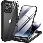 Full Body Case With Built In 9H Tempered Glass Screen Protector For Iphone 14 Pro Max