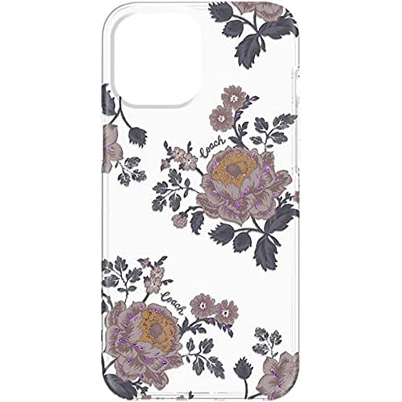 Coach Protective Case For Iphone 12 Pro Moody Floral Clear Iphone 12 Pro