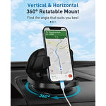 Horizontal & Vertical Viewing Cell Phone Holder for Car Compatiable With iPhone, Samsung & Smarphones 834