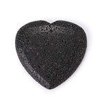 Black Lava Stone Heart Phone Grip Essential Oil Diffuser Collapsible Holder For Smart Phone And Tablet